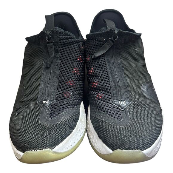 Nike PG 4 Black White Smoke Gray Basketball Shoes CD5079-001 Mens Size 11 - Picture 3 of 7
